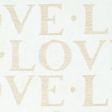 A LOVE SUPREME Neutral by Schumacher Modern LOVE Motif Wallpaper – Schumacher 5011970