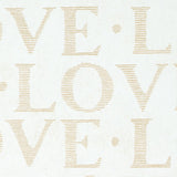 A LOVE SUPREME Neutral by Schumacher Modern LOVE Motif Wallpaper – Schumacher 5011970SAM