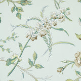 Beluze Mineral by Schumacher Classic English Garden Floral Wallpaper – Schumacher 5011980