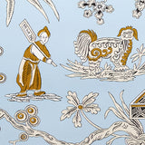 MATSUDANA Blue Chinoiserie Wallpaper by Schumacher – 5011991
