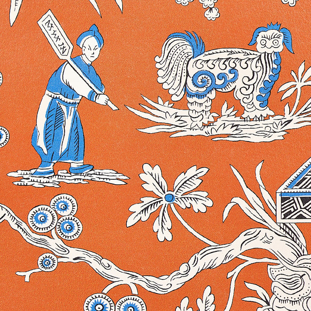 Matsudana Spice Chinoiserie Wallpaper by Schumacher – Schumacher 5011992