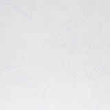 Burnett Sky by Schumacher - painterly abstract wave pattern wallpaper in blue and white, shown in detail and styled interior.