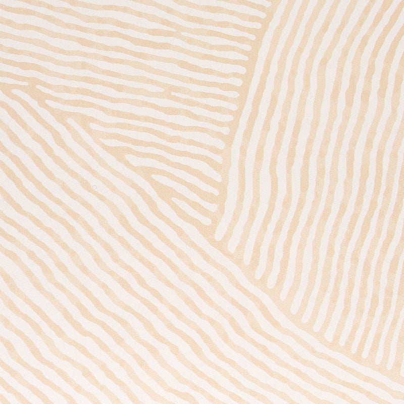 Burnett Natural by Schumacher Abstract Wave Wallpaper – Schumacher 5012001