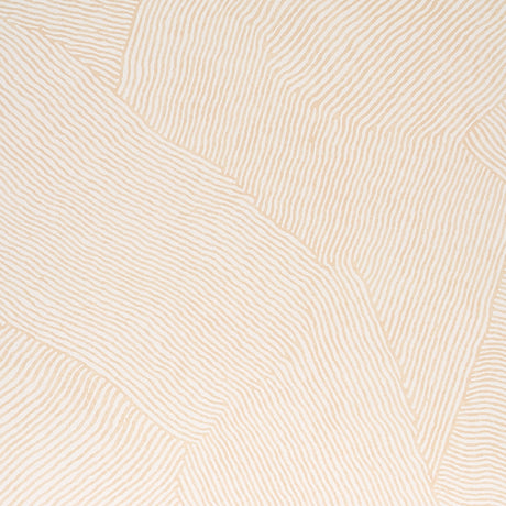 Burnett wallpaper in Natural from Schumacher's Natura collection, featuring abstract painterly brushstrokes in a neutral colorway.