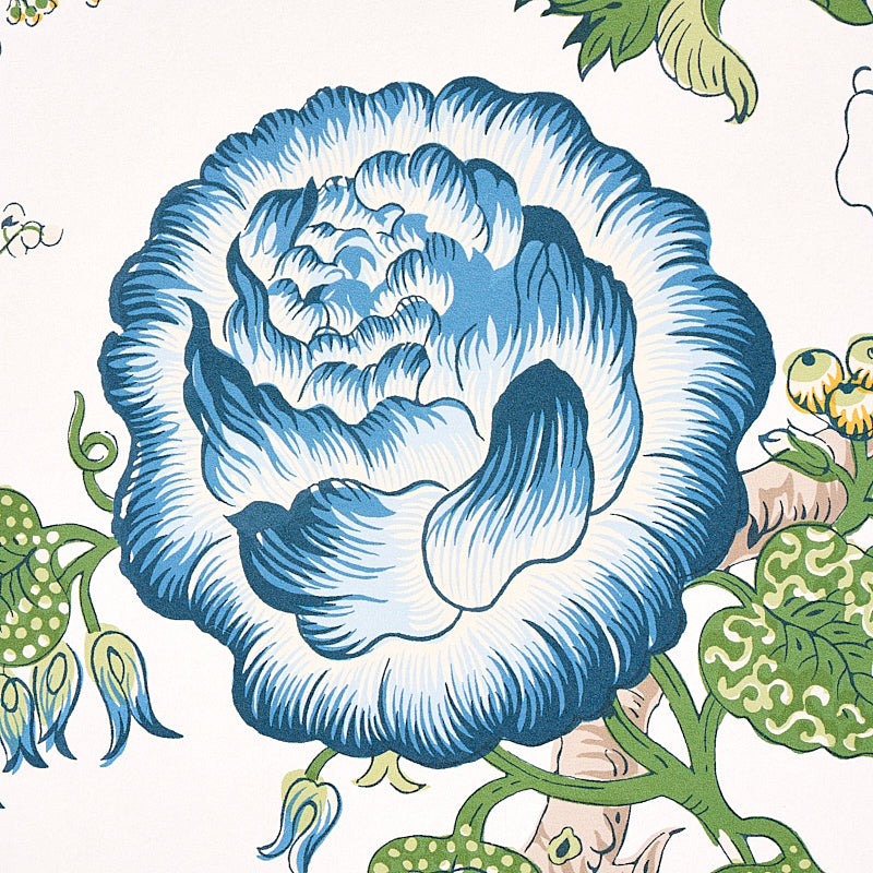 Josephine Blue Tree of Life Wallpaper by Schumacher – 5012010