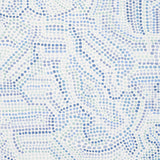 Galina Blue Abstract Mosaic Wallpaper – Schumacher 5012020