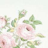Loudon Rose Blush by Schumacher Romantic Floral Wallpaper – Schumacher 5012031