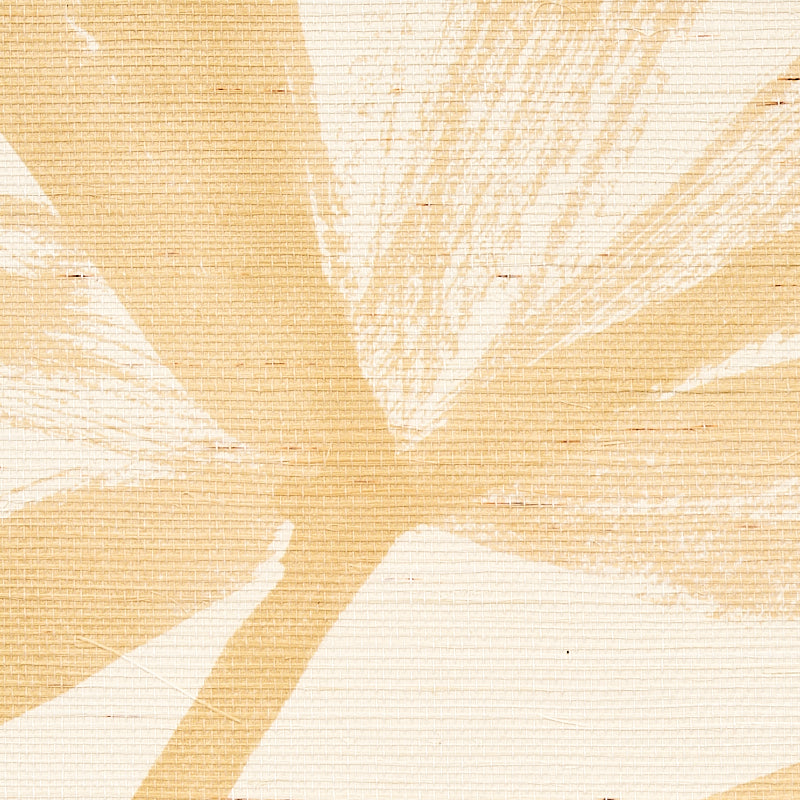 Sunlit Palm Sisal Wheat by Schumacher NATURA Collection Dreamy Palm Leaf Wallpaper – Schumacher 5012041