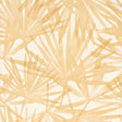 Sunlit Palm Sisal wallpaper in Wheat by Schumacher, featuring a watercolor palm leaf design in warm beige tones.