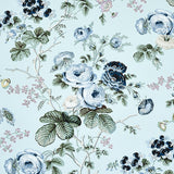 Salisbury Celadon Floral Wallpaper by Schumacher – 5012060