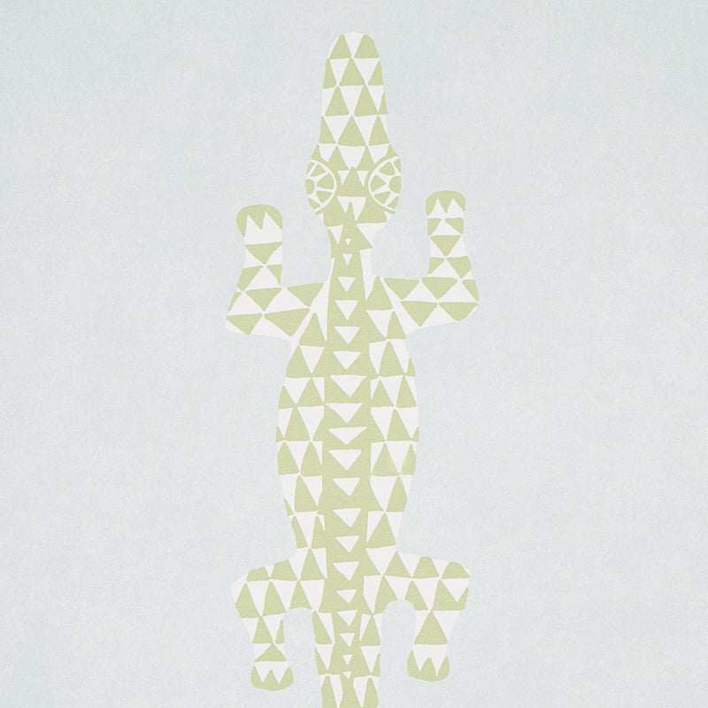 Baracoa Mineral by Schumacher Graphic Gecko Scenic Wallpaper – Schumacher 5012100