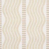 Sina Stripe Sand by Schumacher Art Deco Wave Stripe Wallpaper – Schumacher 5012121