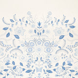 Orla Panel Blue Folkloric Floral Wallcovering Panel by Schumacher – 5012151