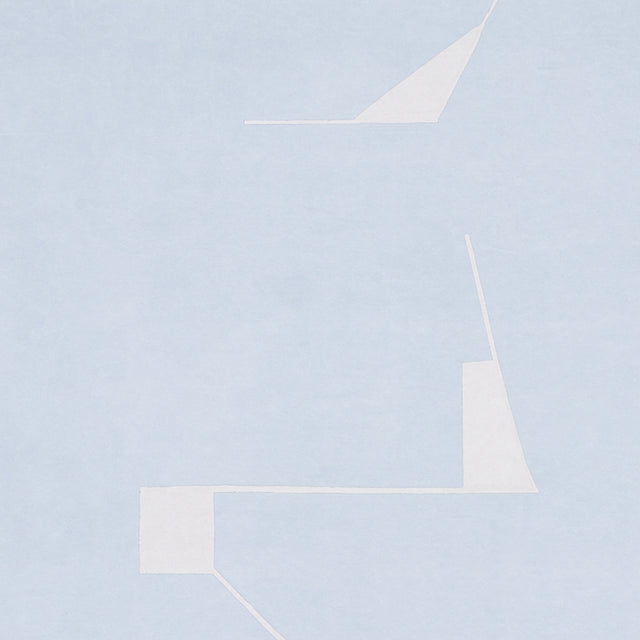 Circuit Sky by Porter Teleo Abstract Geometric Blue Wallpaper – Schumacher 5012161
