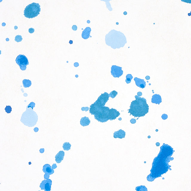 Ink Splash Blue by Porter Teleo Abstract Wallpaper – Schumacher 5012181