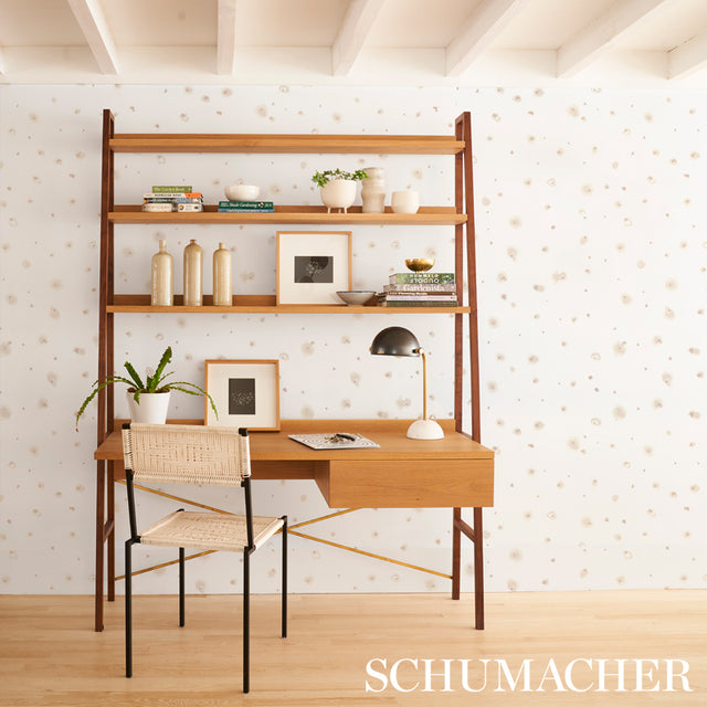 Stellar Neutral Celestial Abstract Wallpaper by Porter Teleo – Schumacher 5012190