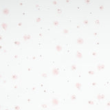 Stellar Blush by Porter Teleo for Schumacher - abstract pink and blush celestial dot wallpaper in a modern interior setting