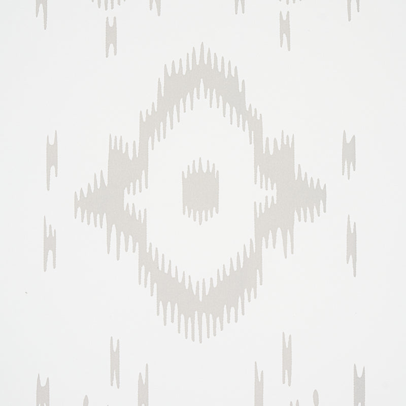 Tabitha Soft Grey by Schumacher East Meets West Collection Wallpaper – Schumacher 5012202