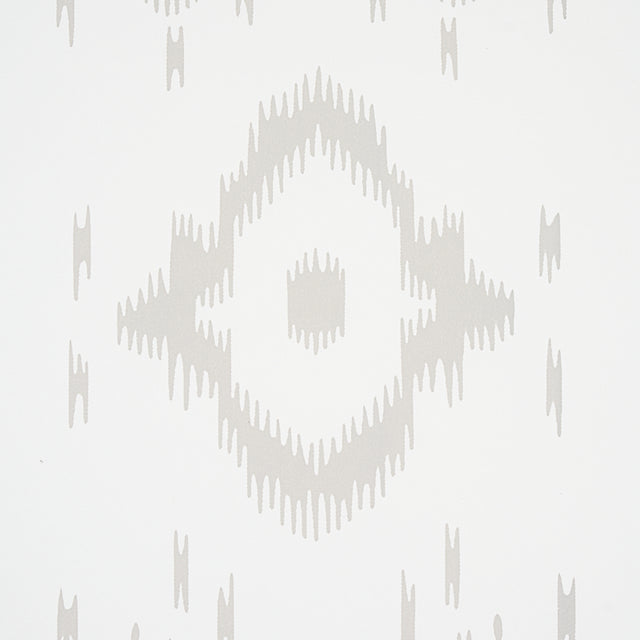 Tabitha Soft Grey by Schumacher East Meets West Collection Wallpaper – Schumacher 5012202