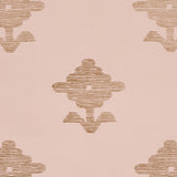Rubia Blush by Schumacher Metallic Floral Wallpaper – Schumacher 5012222