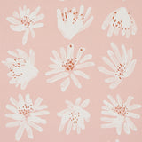 Meadow Rock Blush by Caroline Z Hurley Modern Floral Wallpaper – Schumacher 5012230