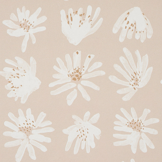 Meadow Rock Neutral by Caroline Z Hurley Floral Wallpaper – Schumacher 5012231