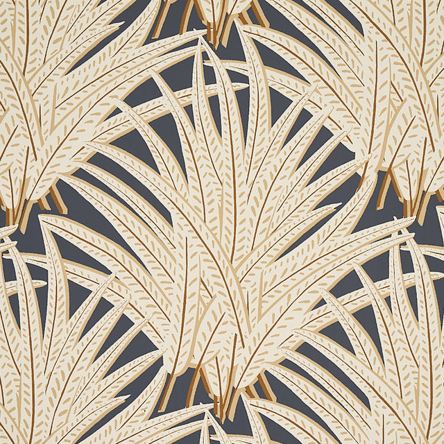 Zenada Carbon by Schumacher Chic Botanical Wallpaper – Copacabana Collection 5012240