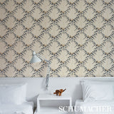 Zenada Carbon by Schumacher Chic Botanical Wallpaper – Copacabana Collection 5012240