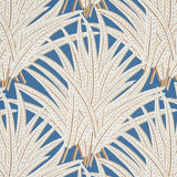 Zenada Blue Botanical Palm Leaf Wallpaper – Schumacher 5012242