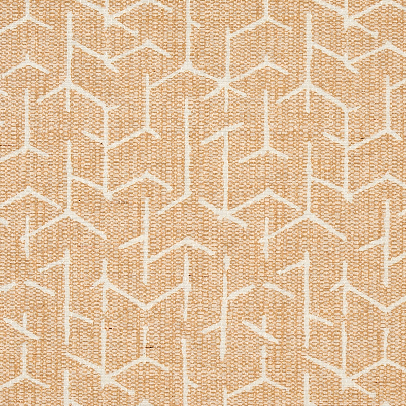 Coleridge Wheat by Schumacher Geometric Sisal-Look Wallcovering – Schumacher 5012251