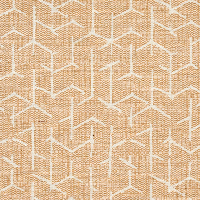 Coleridge Wheat by Schumacher Geometric Sisal-Look Wallcovering – Schumacher 5012251