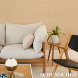 Coleridge Wheat by Schumacher Geometric Sisal-Look Wallcovering – Schumacher 5012251