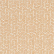 Coleridge Wheat geometric sisal-look wallcovering by Schumacher in a modern living room setting