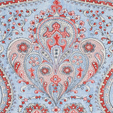 Paisley Court Chambray by Schumacher East Meets West Collection Wallpaper – Schumacher 5012271