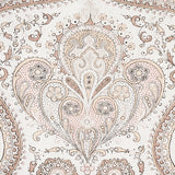 Paisley Court Sand by Schumacher East Meets West Collection Wallpaper – Schumacher 5012272