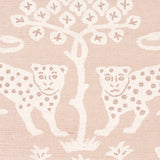 Woodland Leopard Sisal Petal by Schumacher Hand Screen Printed Wallpaper – Schumacher 5012302