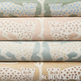 Woodland Leopard Sisal Petal by Schumacher Hand Screen Printed Wallpaper – Schumacher 5012302