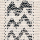 Kudu Stripe Black by Schumacher Jacquard-Weave Tribal Wallpaper – Schumacher 5012310