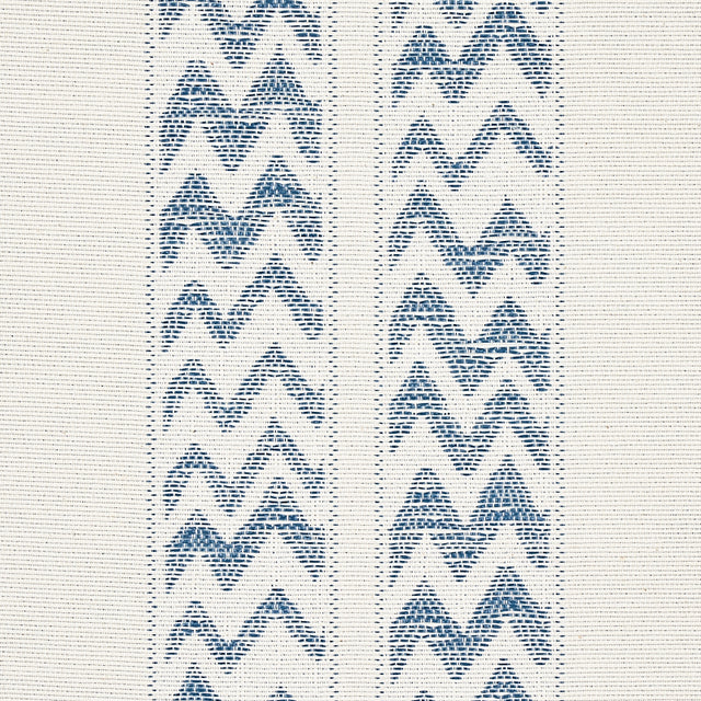 Kudu Stripe Slate by Schumacher Jacquard-Weave Wallpaper – Copacabana Collection 5012311