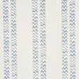 Kudu Stripe wallpaper in Slate by Schumacher, featuring alternating irregular stripes and chevrons with a jacquard weave texture.