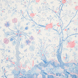 Amaltas Panel Set Blue & Red Scenic Botanical Wallpaper – Schumacher 5012330