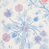 Amaltas Panel Set Blue & Red Scenic Botanical Wallpaper – Schumacher 5012330
