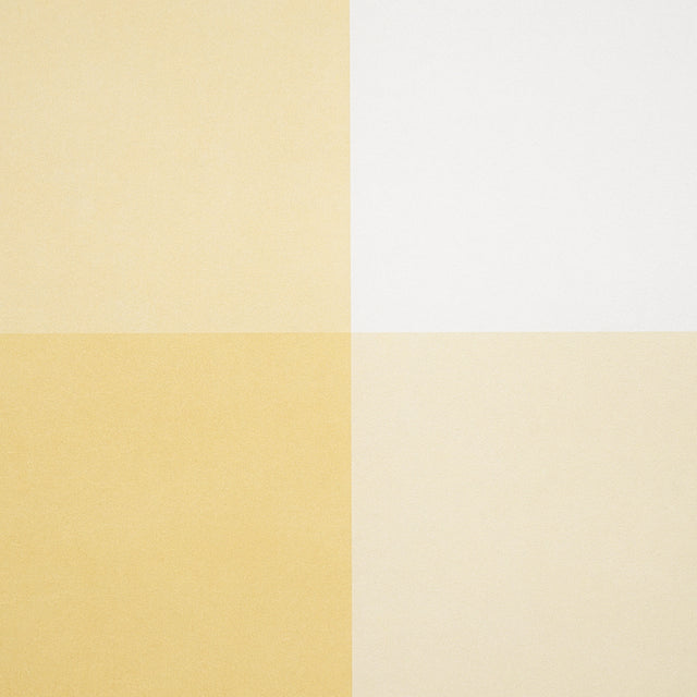 Willa Check Large Yellow Plaid Wallpaper by Schumacher – 5012353