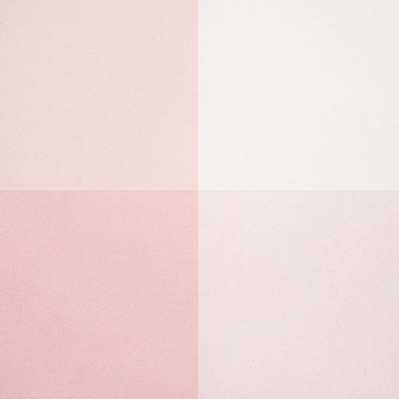 Willa Check Large Pink by Schumacher Modern Gingham Plaid Wallpaper – Schumacher 5012354