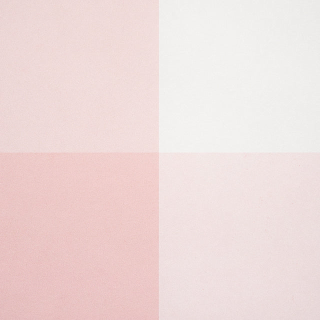 Willa Check Large Pink by Schumacher Modern Gingham Plaid Wallpaper – Schumacher 5012354