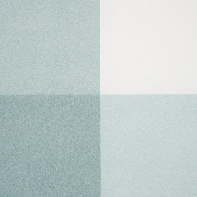 Willa Check Large Seaglass Plaid Wallpaper – Schumacher 5012356