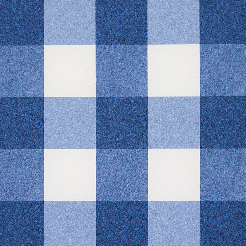 Willa Check Small Navy by Schumacher Modern Plaid Gingham Wallpaper – Schumacher 5012361