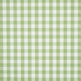 Willa Check Small in Leaf by Schumacher - a modern green and white gingham plaid wallpaper, shown in room and detail views.