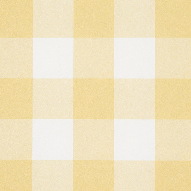 Willa Check Small Yellow Plaid Wallpaper by Schumacher – 5012363
