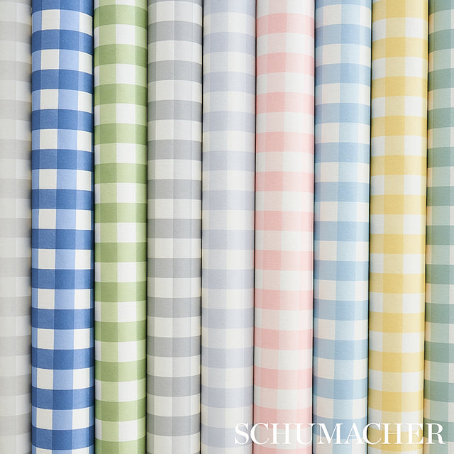Willa Check Small Lavender Plaid Wallpaper by Schumacher – 5012365